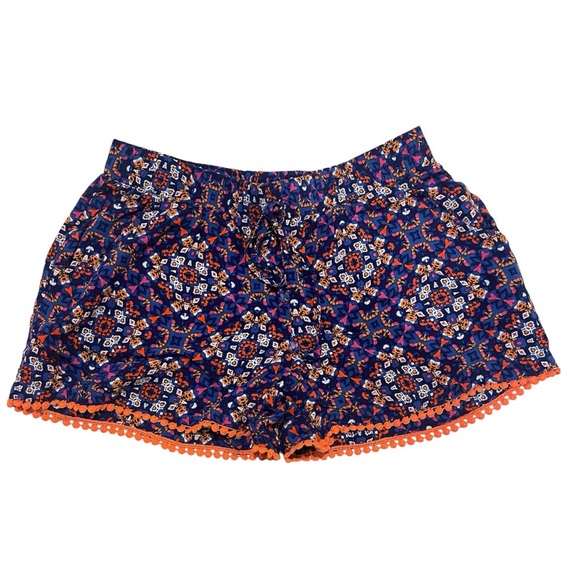 ❄️ 5/$25 BeBop Women's Multicolor‎ Rayon Shorts Medium - Picture 2 of 5